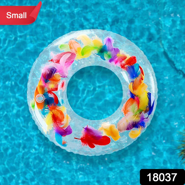 Swim Ring, For Adults, Conveniently Portable, Feathers, Swimming Ring, For Water Play, For Beaches, Swimming, Summer Vacation, Women’s, Men’s (1 Pc)