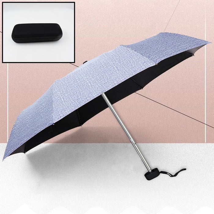 8562 3-Fold Umbrella Summer Sun and Rain Protection Foldable Cute Umbrella UV Protection Rain Sun Umbrella Travel Accessories Umbrella for Children, Girls, and Boys (1 Pc With Zip Case)