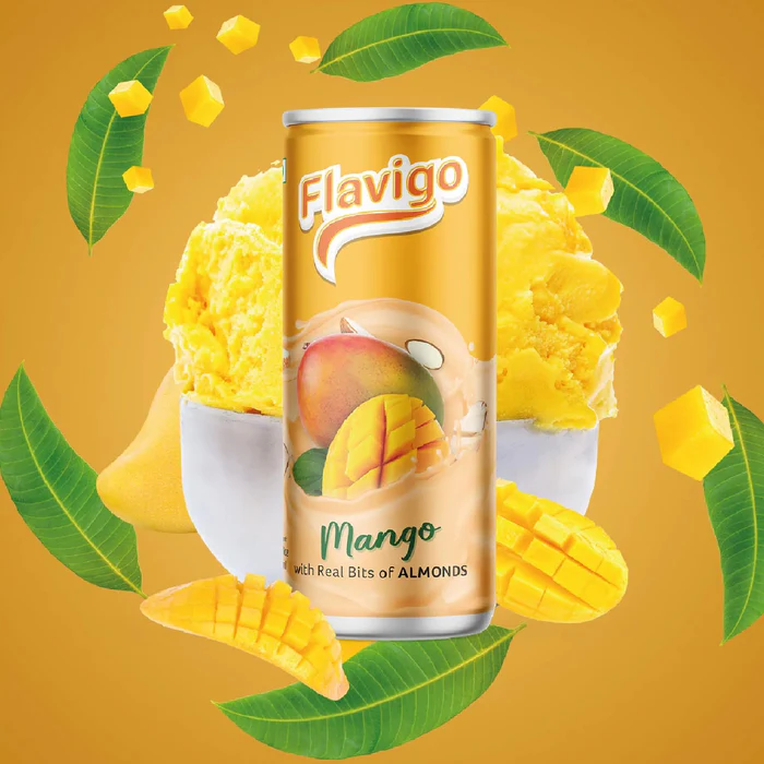 1011 Flavigo Mango Ice Cream Milkshake (200Ml) Ice cream shakes