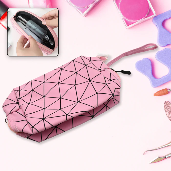 12631 Multipurpose Portable Travel Hand Pouch With Zipper  Bag Makeup Pouch for Women, Travel Makeup Bag Portable Carry Cosmetic Organizer Bag Pouch for Girls