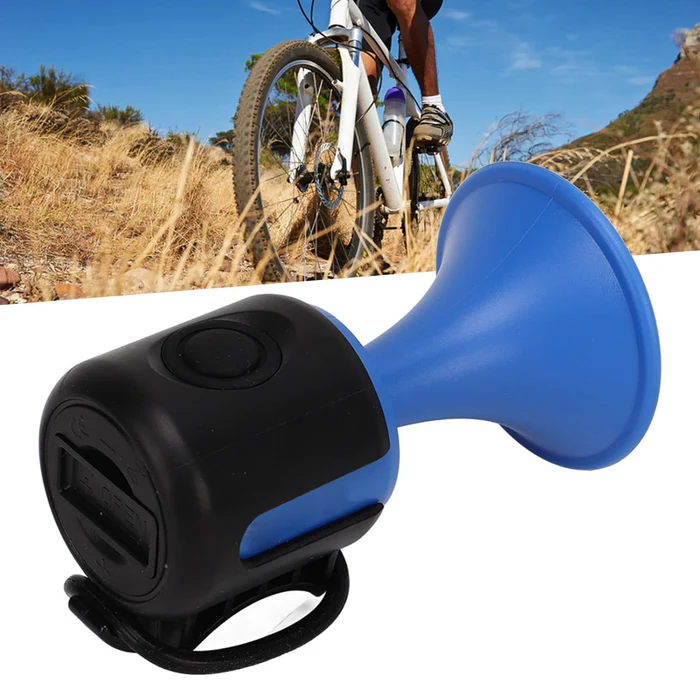 8590 Bicycle Air Horn Loud – 120dB 1 Sound Mode Electronic Bicycle Bell,Super Electric Horn with Long Standby Button Battery OperatedIPX4 Waterproof Loud Bell for Adults