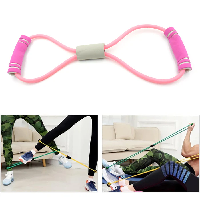 8415 Sport Resistance Loop Band Yoga Bands Rubber Exercise Fitness Training Gym Strength Resistance Band, Exercise Equipment, Bands for Working Out (1 Pc)